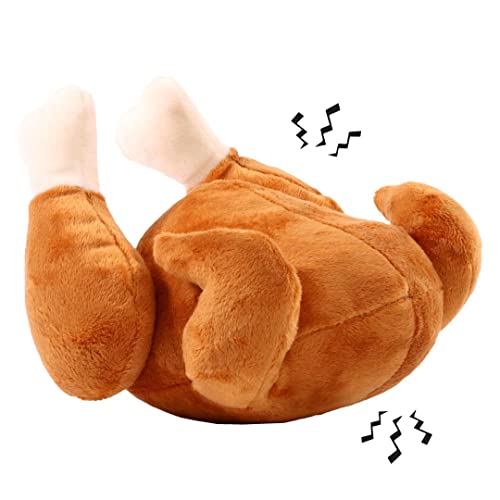 Minifeet Hundespielzeug Hähnchen - lustiges Geschenk für alle Hundebesitzer und verspielte Haustiere! Lass deinen Vierbeiner mit diesem humorvollen Spielzeug raufen, kuscheln und apportieren von Minifeet