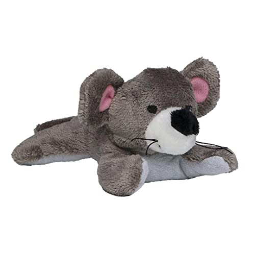 Minifeet Schmoozies Maus - 2in1 Plüschtier & Displayreiniger mit Unterseite aus Mikrofaser - kuschelig weich - Geschenk für Baby Kinder Freunde Schulstart Einschulung | Höhe: 7,5 cm von Minifeet