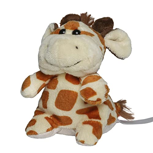 Minifeet Schmoozies Giraffe Displayreiniger - Das plüschige Präsent für Kinder, Erwachsene und Giraffenfans - 2in1 Kuscheltier & Displayreiniger mit Unterseite aus Mikrofaser von Minifeet