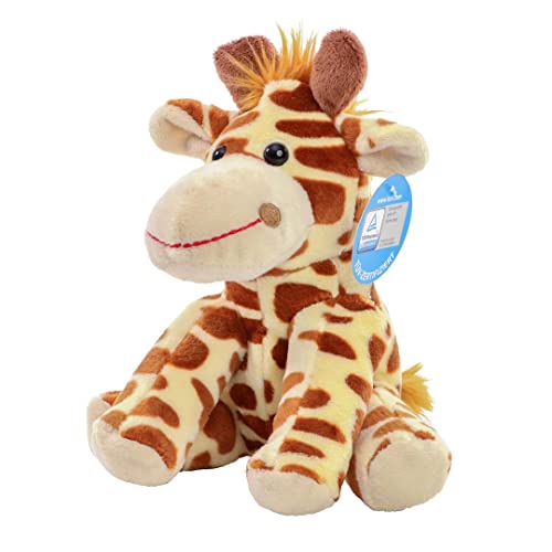 Minifeet Zootier Giraffe Gabi - Kuscheltier Plüschtier Stofftier Spielzeug - kuschelig weich - Geschenk für Baby Kinder Freunde Schulstart Einschulung | Höhe: 18,50 cm von Minifeet