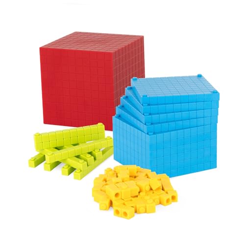 Miniland Set Basis 10 zum Erlernen und Verstehen der numerische Zerlegung Enthält 121 Teile, 24 Aktivitäten, 15 Karten und 1 Anleitung für den Unterricht. von Miniland