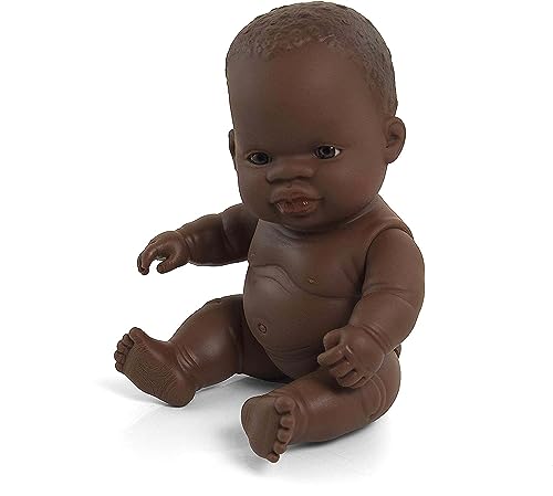Babypuppe afrikanisches Mädchen 21cm-31144 von Miniland