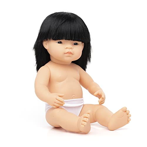 Babypuppe asiatisches Mädchen 38cm-31056 von Miniland