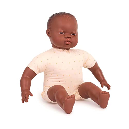 Babypuppe mit weichem Körper, afrikanisch, 40 cm-31063 von Miniland