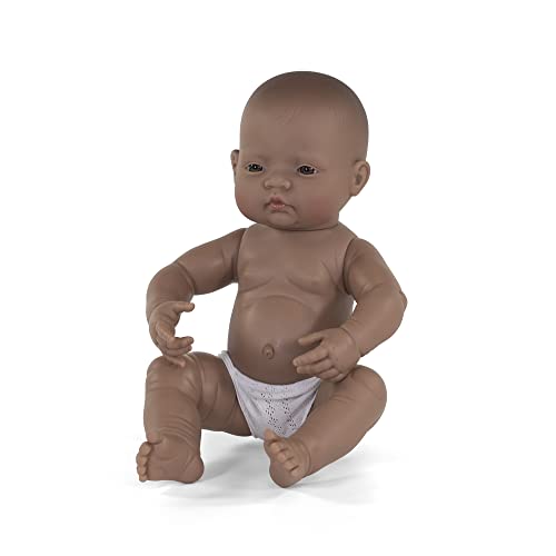 Babypuppe neugeborenes südamerikanisches Mädchen 40cm-31008 von Miniland