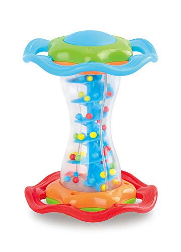 Miniland Babyrassel, Rollrassel, Baby Krabbelspielzeg, Baby Rain Roller-97285 von Miniland