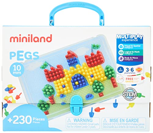 Miniland Pegs 10 mm 240 Pcs. Primary C von Miniland