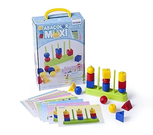 Farben und Form Stapelspiel Abacolor Maxi-45309 von Miniland