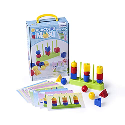 Miniland Farben und Form Stapelspiel Abacolor Maxi-45309 von Miniland