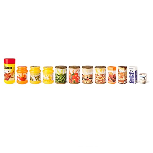 Küchenspielzeug Dosen Lebensmittel 12 Teile-30596 von Miniland