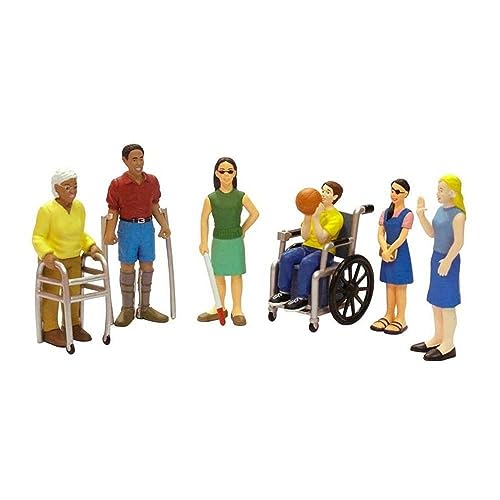 Miniland 27389-6 Figuren mit körperlichen Behinderungen 12,5 cm von Miniland