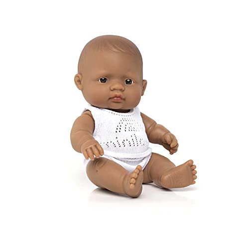 Miniland 31127 - Baby (südamerikanischer Junge) 21 cm von Miniland