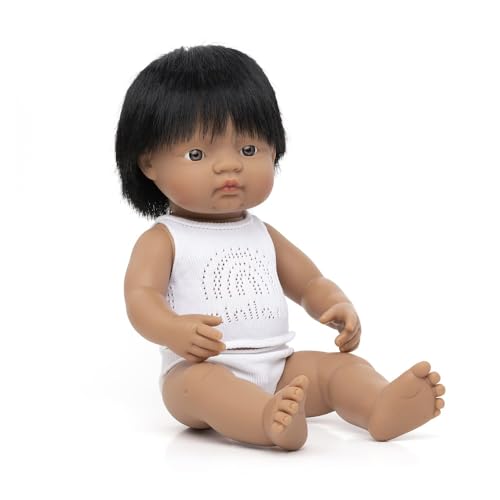 Miniland 31157 - Baby (südamerikanischer Junge) 40 cm, 3-6 años von Miniland