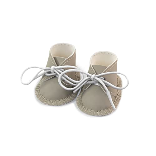 Miniland 31190 Zapatos Dolls 21cm Schuhe für Puppe, 21 cm, grau von Miniland