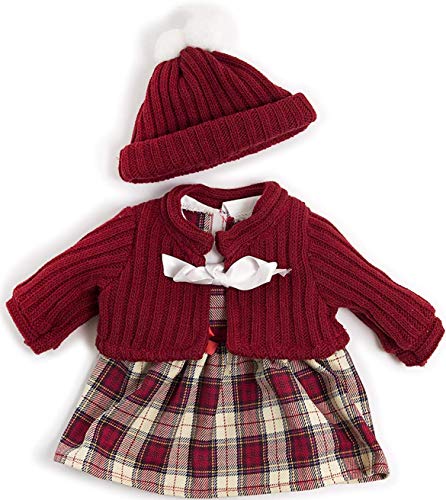Miniland Set Puppenkleidung 40cm, Kleid, Strickjacke und Mütze Miniland Set Puppenkleidung 40cm, Kleid, Strickjacke und Mütze von Miniland
