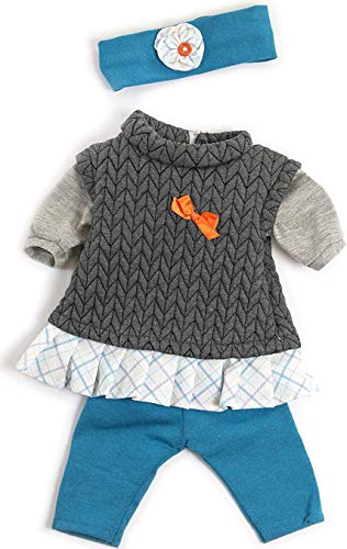 Miniland Set Puppenkleidung 40cm, Kleid, Leggins und Stirnband, Übergangszeit Miniland Set Puppenkleidung 40cm, Kleid, Leggins und Stirnband, Übergangszeit von Miniland