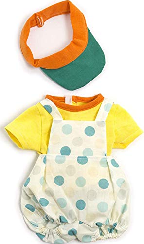 Miniland Set Puppenkleidung 40cm, Sommeroverall mit T-Shirt und Cap Miniland Set Puppenkleidung 40cm, Sommeroverall mit T-Shirt und Cap von Miniland