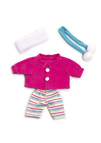 Miniland 31678 Puppenkleidung, pink, blau, weiß, 21Cm von Miniland