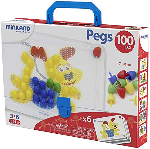 Miniland PEGS 20 MM 100 PCS. Primary C. von Miniland