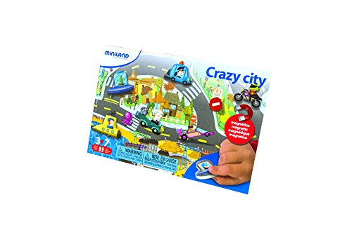 Miniland 31962 - On The Go: Crazy City, Experimentierspielzeug von Miniland