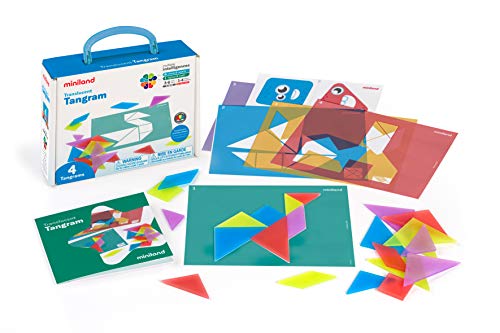 Miniland Translucent Tangram, Tangramspiel für Leuchttische Miniland Translucent Tangram, Tangramspiel für Leuchttische von Miniland