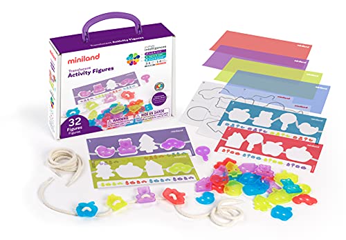 Miniland Translucent Activity Figures, Figuren und Farben Kombinationsspiel Miniland Translucent Activity Figures, Figuren und Farben Kombinationsspiel von Miniland