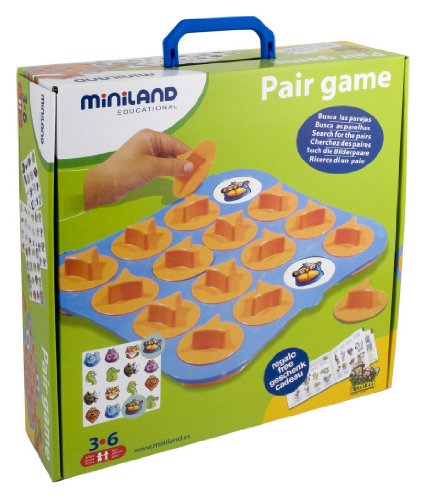 Miniland 36006 - Pair Game - Animals von Miniland