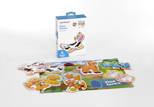Miniland 36201 Puzzle für Kinder, bunt von Miniland