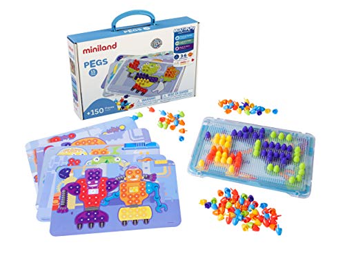 Miniland 45317 - Pegs Spiel, 15 mm Miniland 45317 - Pegs Spiel, 15 mm von Miniland