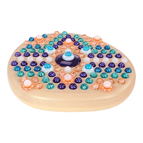 Miniland 75011 Mandala Stone, kreativer Mosaik, Mandala Stein mit Glaskugeln von Miniland