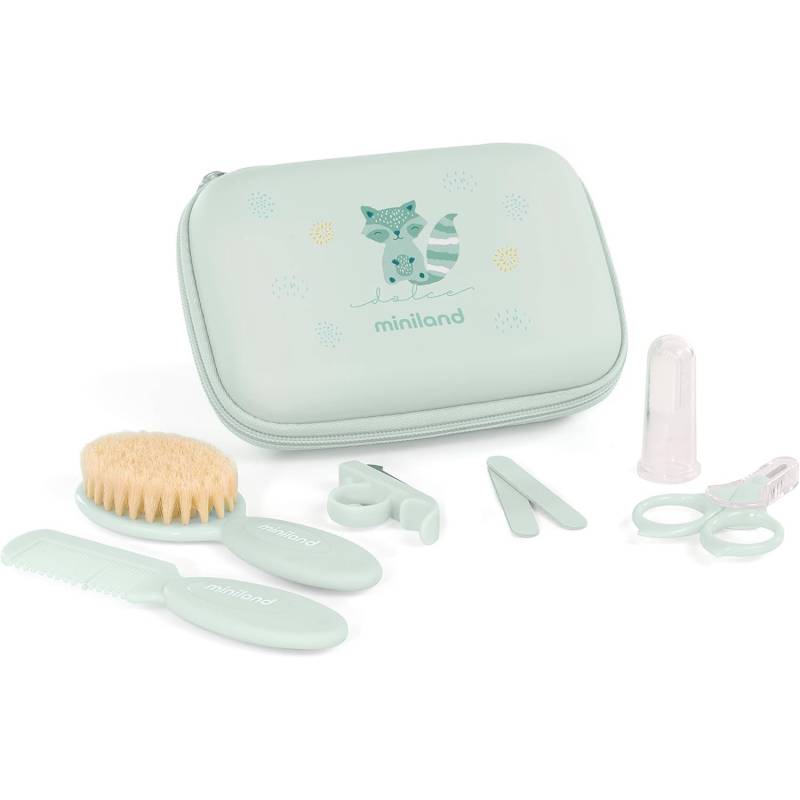 Miniland Baby Kit Mint-Borsa da toilette von Miniland