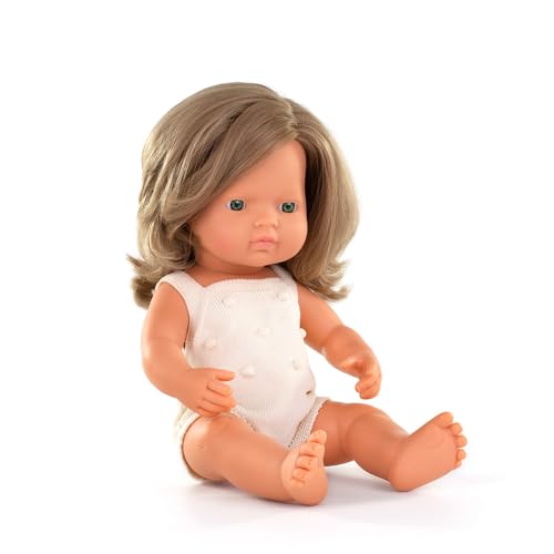 Miniland Kaukasische Blonde Puppe, 38cm, handgefertigt, mit Duft. Inklusive Puppen. Vielfältigkeit. Colourful Edition. Miniland Kaukasische Blonde Puppe, 38cm, handgefertigt, mit Duft. Inklusive Puppen. Vielfältigkeit. Colourful Edition. von Miniland