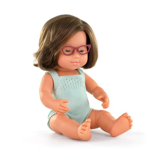 Miniland Kaukasische Puppe mit Down-Syndrom, 38cm, handgefertigt, mit Aroma. Inklusive Puppen. Vielfältigkeit. Colourful Edition. Miniland Kaukasische Puppe mit Down-Syndrom, 38cm, handgefertigt, mit Aroma. Inklusive Puppen. Vielfältigkeit. Colourful Edition. von Miniland