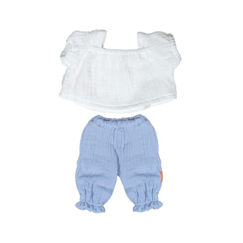 Miniland - Kleidung für 38 cm Puppe, Bekleidungszubehör für Puppen, Sommer-Bluse und Hose Miniland - Kleidung für 38 cm Puppe, Bekleidungszubehör für Puppen, Sommer-Bluse und Hose von Miniland