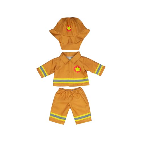 Miniland – Kleidung für 38 cm Puppe, Feuerwehr-Kostüm für Rollenspiele und Berufsbildung von Miniland