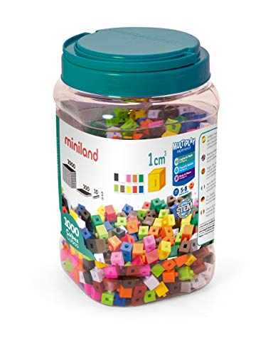 Miniland Mathewürfel 1 cm 1000 Teile-95211 von Miniland