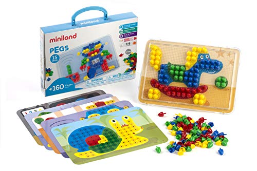 Miniland Pegs 15 mm 160 Pcs. Primary C von Miniland