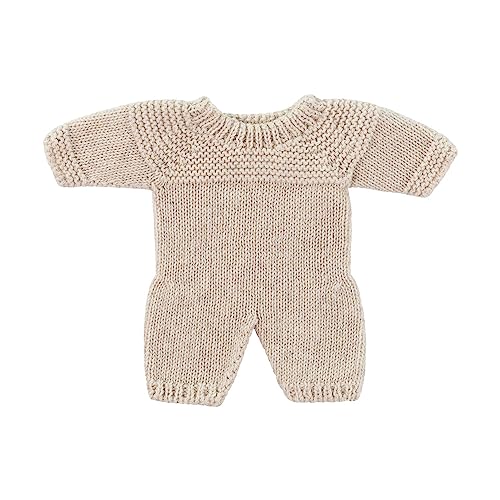 Miniland Strickpyjama, beige, für 21cm Puppen recycelten Fasern. Miniland Dolls Miniland Strickpyjama, beige, für 21cm Puppen recycelten Fasern. Miniland Dolls von Miniland