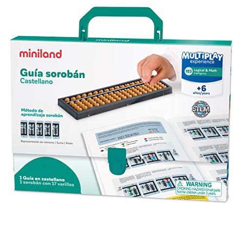 Miniland –-Set mit japanischem Soroban und Abakus-Führer (95084) von Miniland