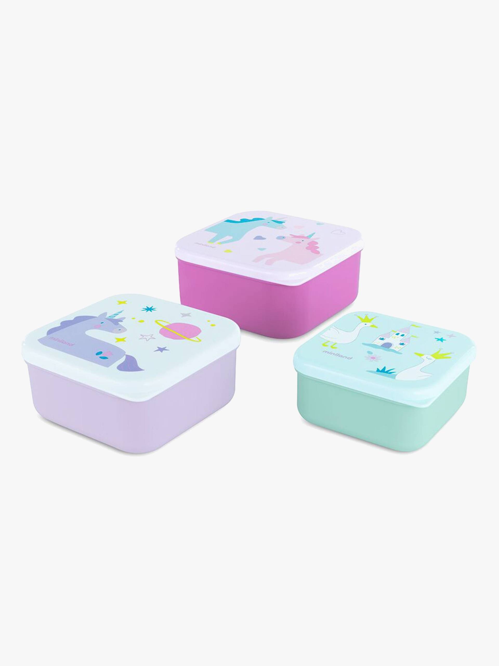 Miniland Snackbox 3er-Pack, Fantacy von Miniland