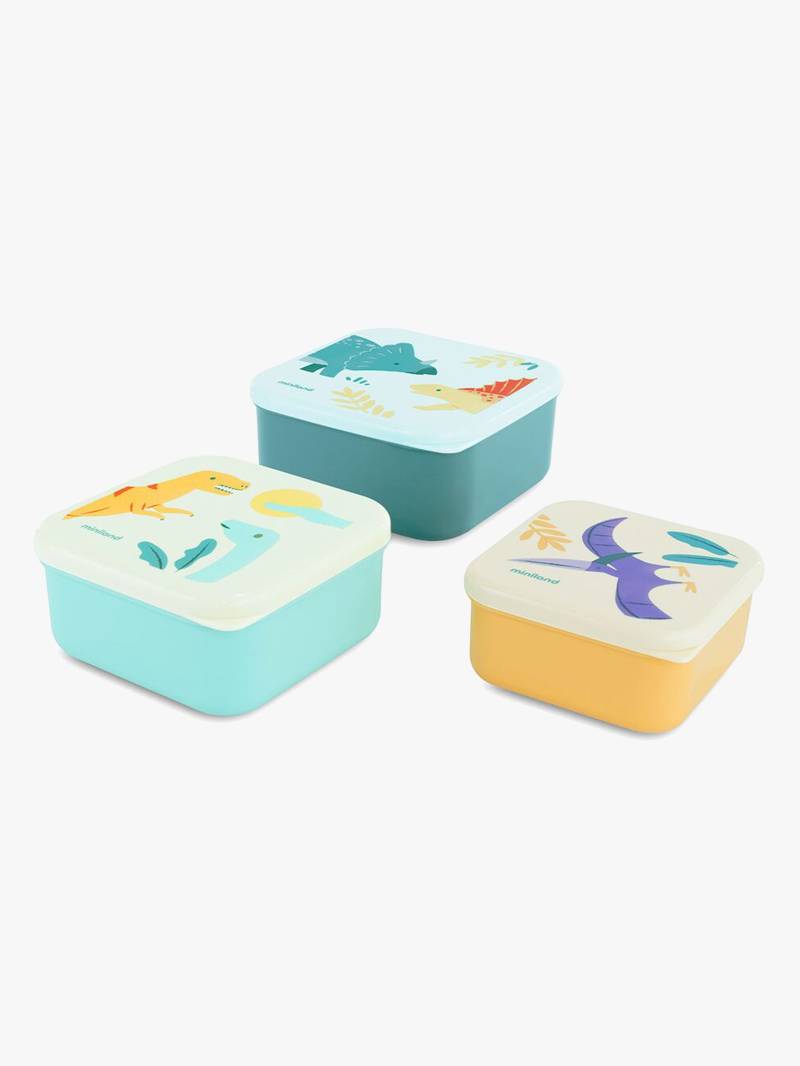 Miniland Snackbox 3er-Pack, Jurassic Miniland Snackbox 3er-Pack, Jurassic von Miniland