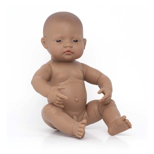 Babypuppe neugeborener südamerikanischer Junge 40cm-31007 von Miniland