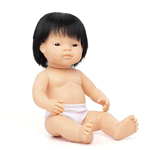 Babypuppe asiatischer Junge 38cm-31055 von Miniland