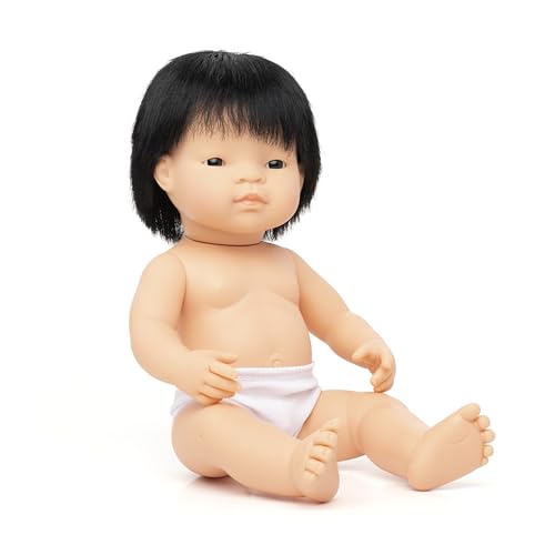 Babypuppe asiatischer Junge 38cm-31055 von Miniland