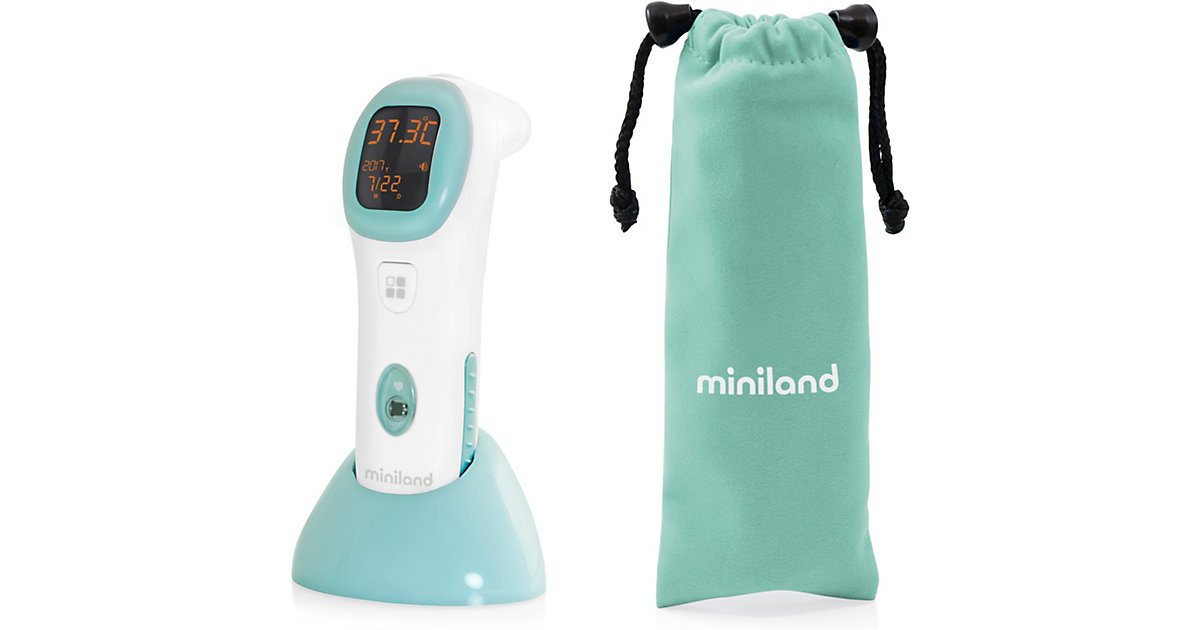 Ohr- und Schläfenthermometer Thermotalk Plus mehrfarbig Ohr- und Schläfenthermometer Thermotalk Plus mehrfarbig von Miniland
