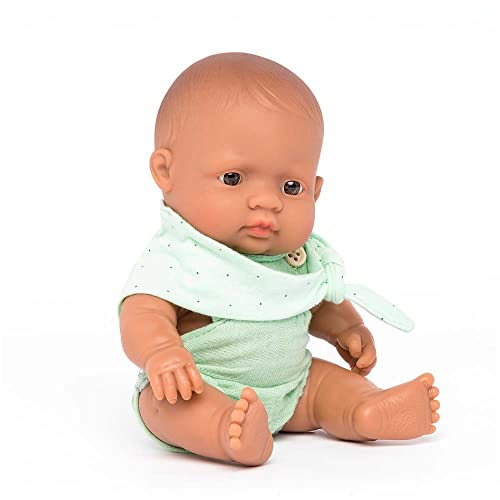 Pop Aziatisch meisje (baby, 21 cm) - Miniland von Miniland