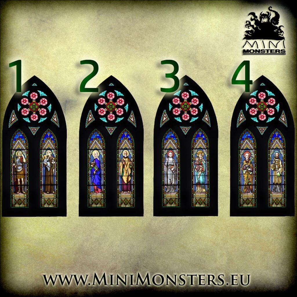 'Cathedral Window SET1' von Minimonsters