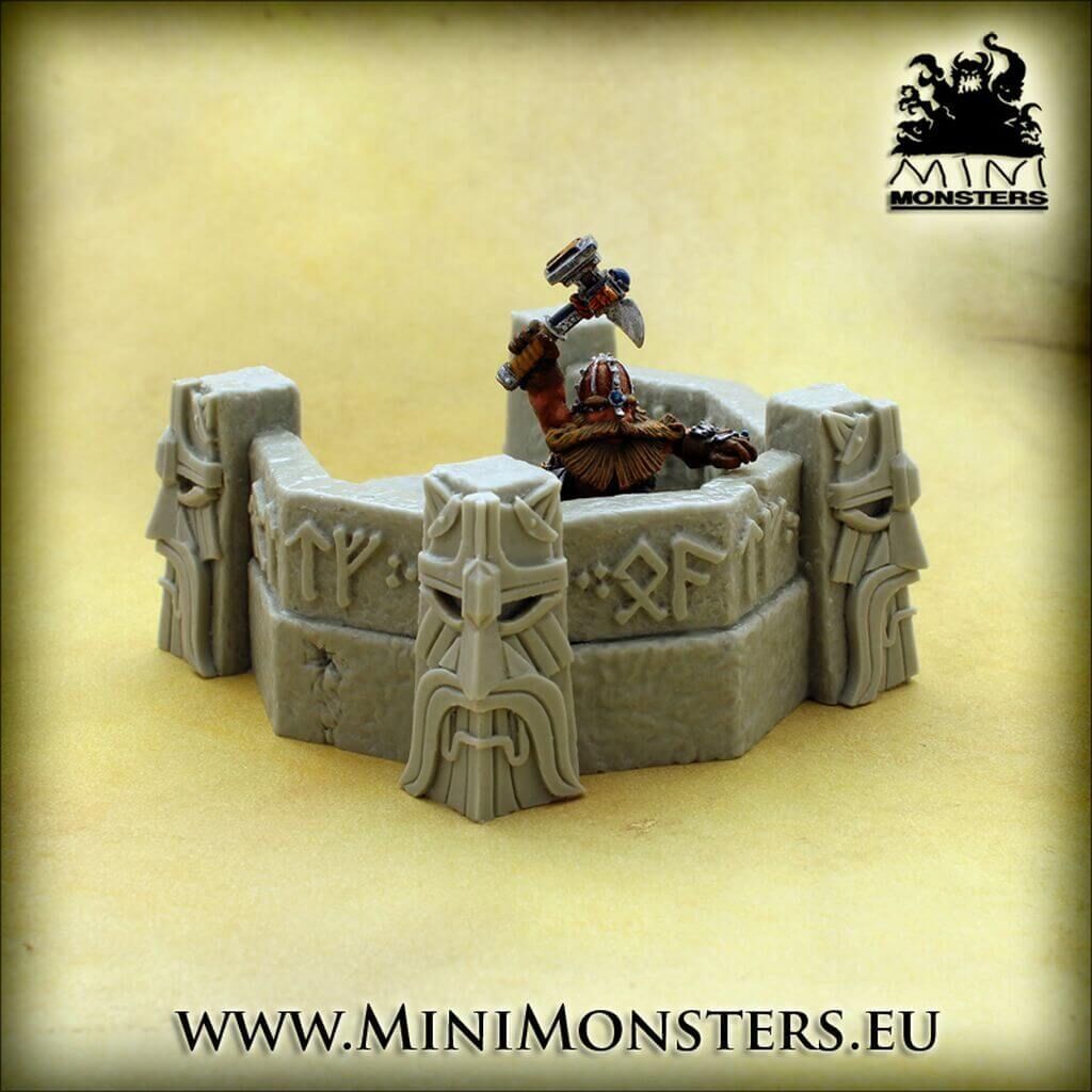 'Dwarf Command Post' von Minimonsters