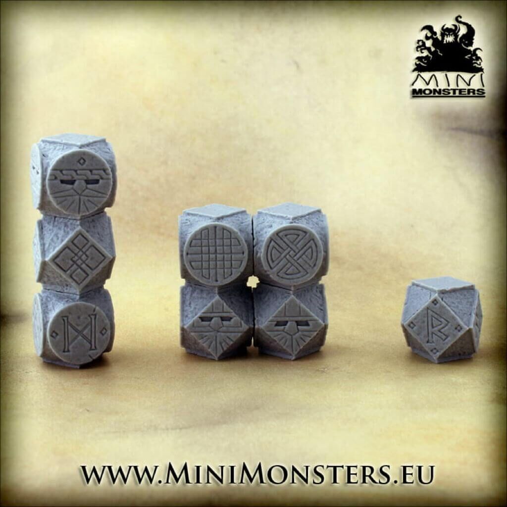 'Dwarf Rune Stones' von Minimonsters