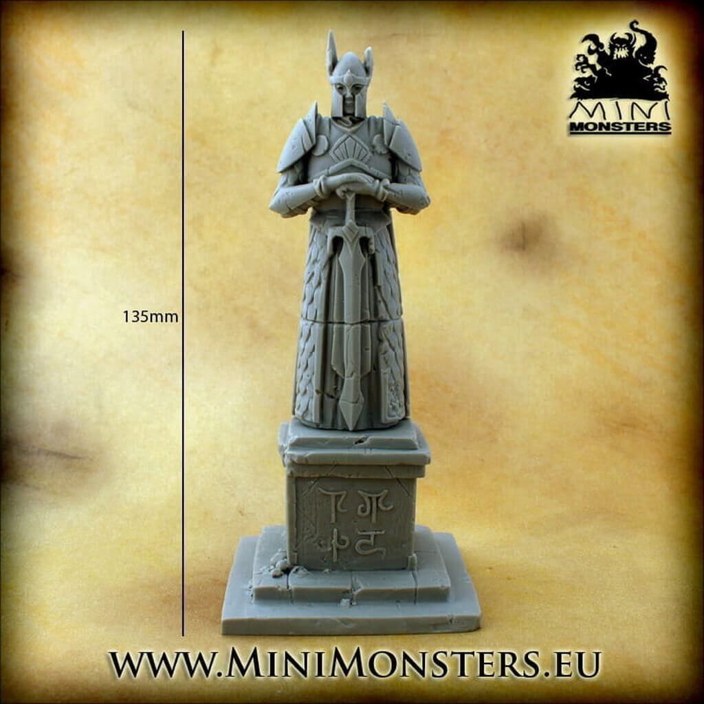 'Elf Hero Statue' von Minimonsters